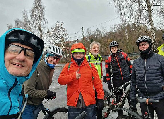 Am_Ziel_angekommen MTB-Tour „Der Norden und Westen Schwalmstadts“ Am_Ziel_angekommen